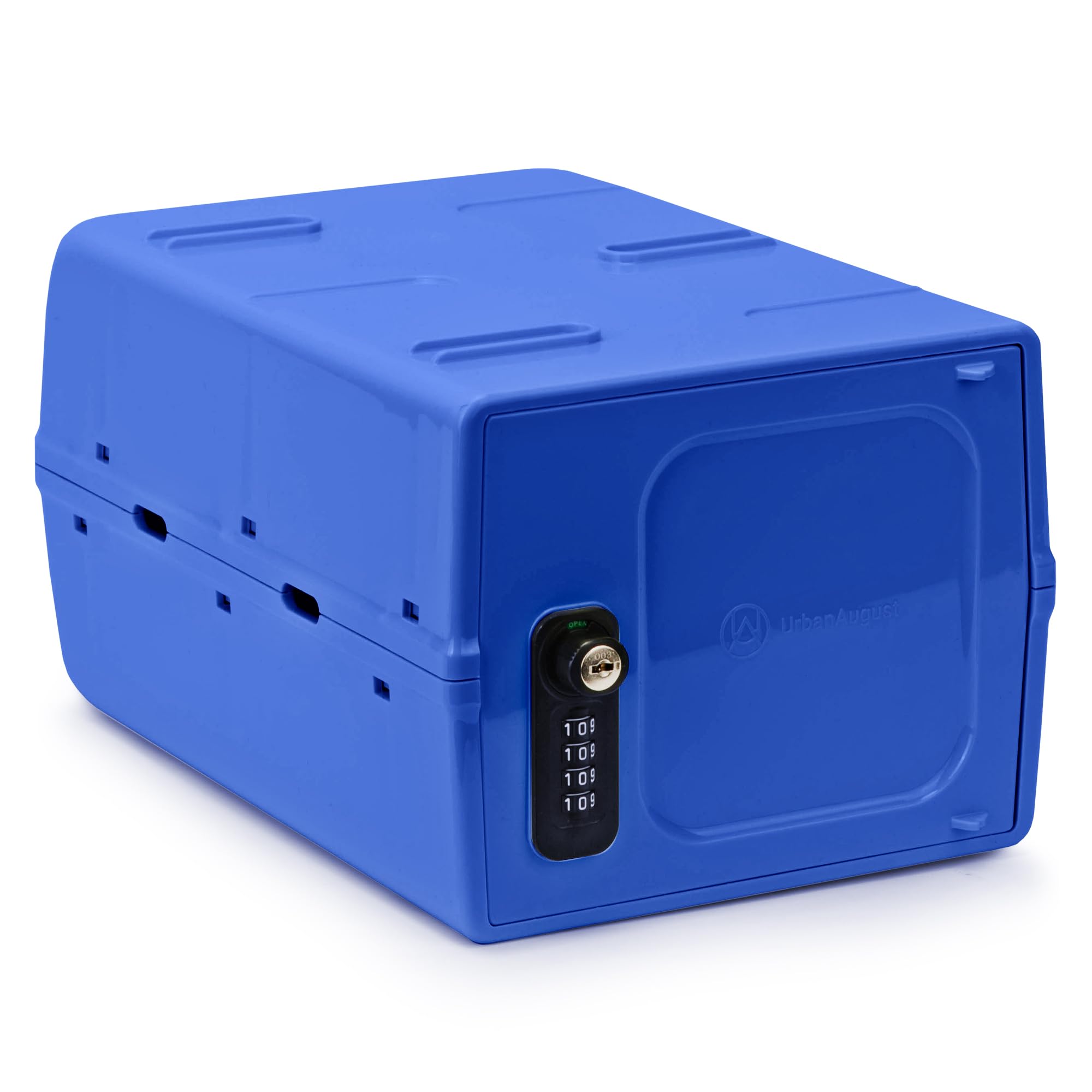 Urban August Dual Combination & Keyed Lockbox - Lockable Box for Everyday Use - Multi-Purpose lock for Home & Office Safety - Ma