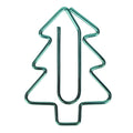 Tree Shaped Paper Clips,100Pcs Mini Cute Hollow Paperclips Electroplated Metal Office Clips For Document Sorting Organizing