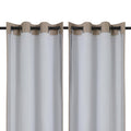 Chyhomenyc 2 Panels 100% Blackout Curtain Liners with 13 Rings, 100% Darkening Blackout Liner for 95 96 Inch Curtains, Each 40''
