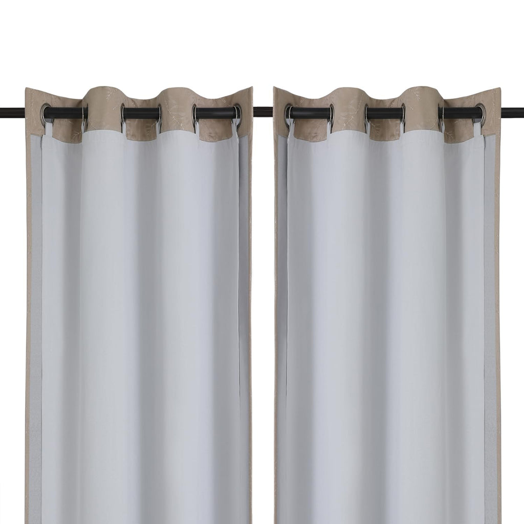 Chyhomenyc Bedroom Curtain Liners with 13 Rings, Privacy Energy Saving Blackout Liners for 84 Inch Curtains, Each 36'' Wx80 L, 2
