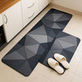 Oval WaterAbsorbing Rubber Bathroom Mat Quick Dry Non Slip Bathroom Mat for Home Anti Skid Waterproof Bath Mat for Shower Toile