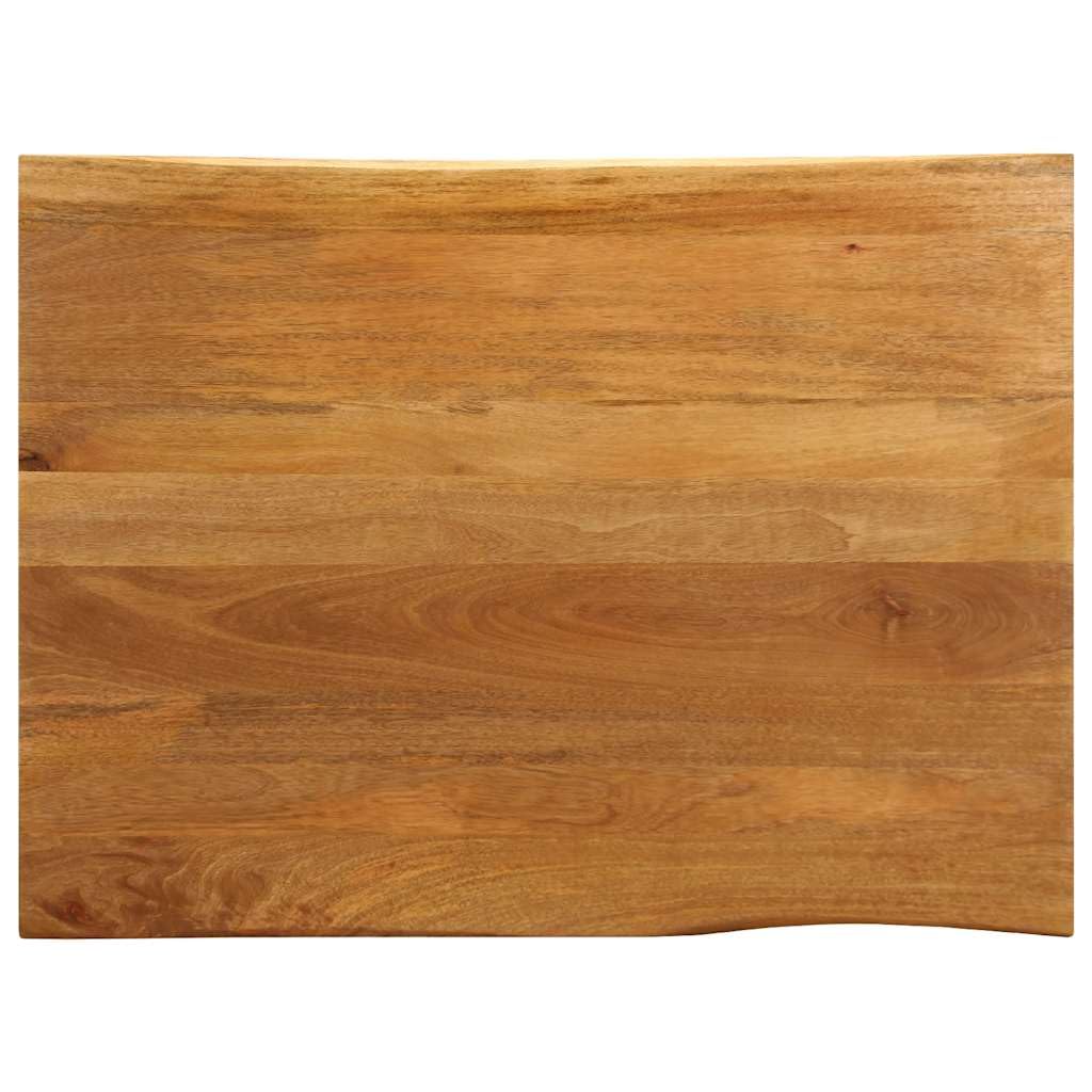 vidaXL Table Top 39.4inchx31.5inchx1.5inch Live Edge Solid Wood Mango