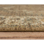 Intrepid 5' X 8' Distressed Classical Brown/Beige/Ivory/Green Hybrid Area Rug
