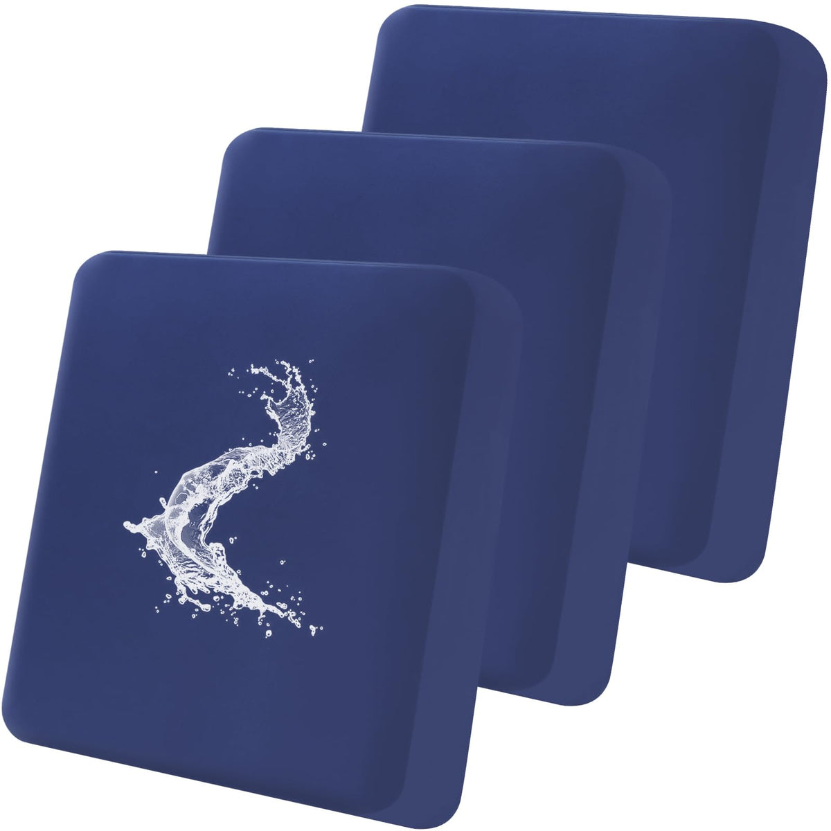 Smiry Waterproof Couch Cushion Covers, Stretch Replacement Sofa Cushion Covers, Soft Seat Cover Elastic Furniture Protector For Pets, Kid (3 Pack, Navy)