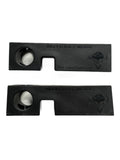 Job Town Tools Onyx Fiberpro Wedge, Fiberglass Infused, Professional Door Chock For Firefighters, Police, Ems, Black Door Stop -