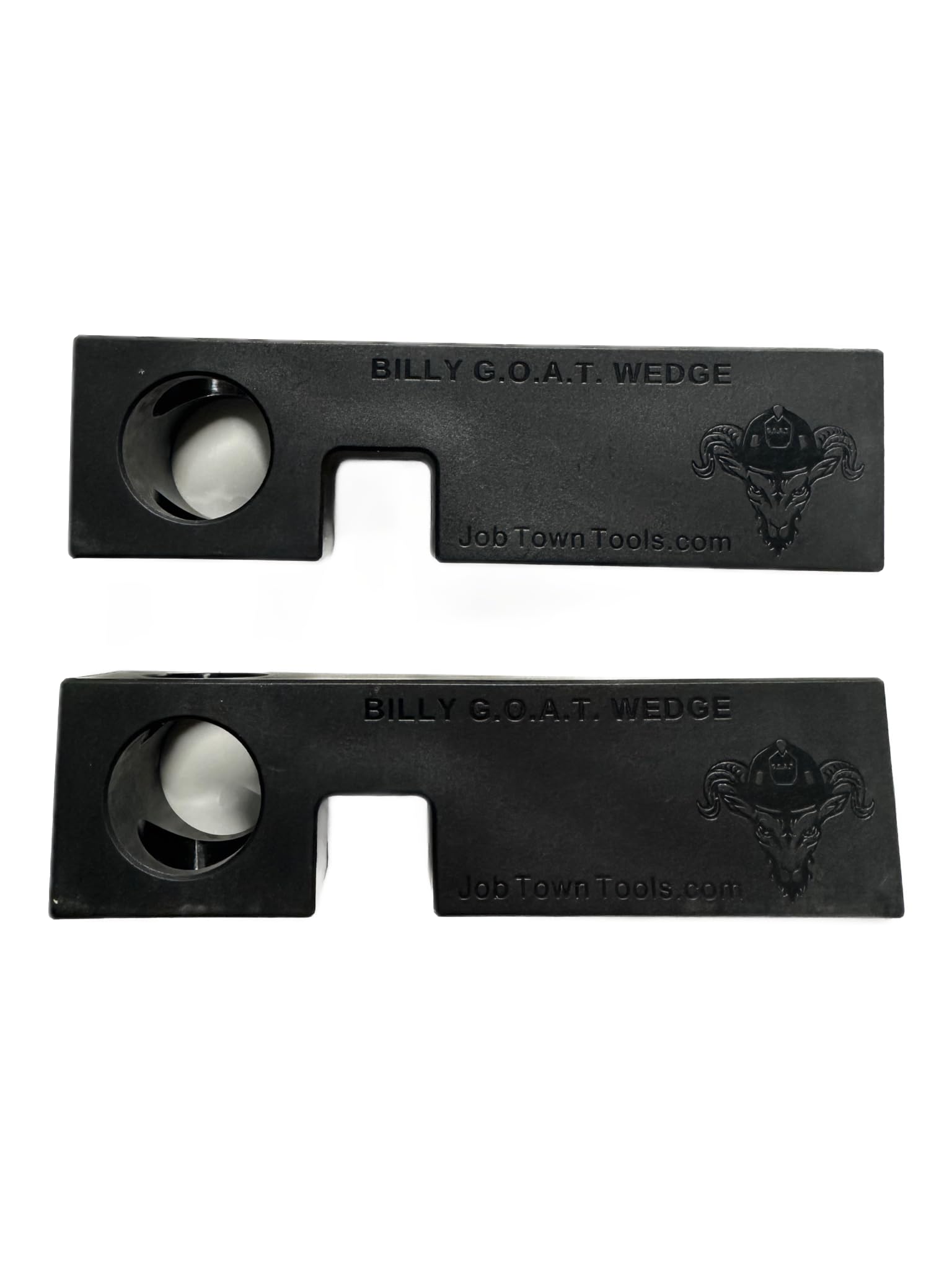Job Town Tools Onyx Fiberpro Wedge, Fiberglass Infused, Professional Door Chock For Firefighters, Police, Ems, Black Door Stop -