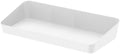 YAMAZAKI home Tower Amenity Tray Wide L White, Large
