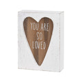 Collins Painting Mini Carved Wood Block Sign (You Are So Loved)