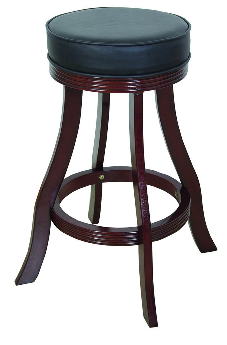 Ram Gameroom Products 30-Inch Backless Barstool, Cappuccino Finish, 30-Inch