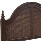 American Woodcrafters Rodanthe 66&Quot; W Queen Woven Wood Headboard In Tobacco Brown