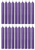 Biedermann & Sons Chime or Tree Candles, Purple, 4-Inch, 20-Count Box