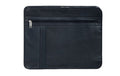 Scully Leather 2 Way Zippered Writing Letter Pad Business Organizer Black