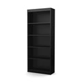 South Shore Axess 5-Shelf Bookcase - Black