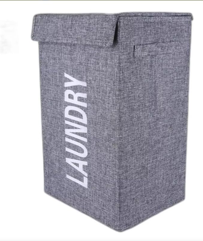 Handcuffs Laundry Basket For Clothes With Lid & Handle | Laundry Bag | Cloth Basket | Storage Organizer | Dirty Cloth | Washing