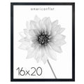 Americanflat 16x20 Picture Frame with Polished Plexiglass - Soho Collection - Gallery Style Deep Molding Frame for Wall Display 