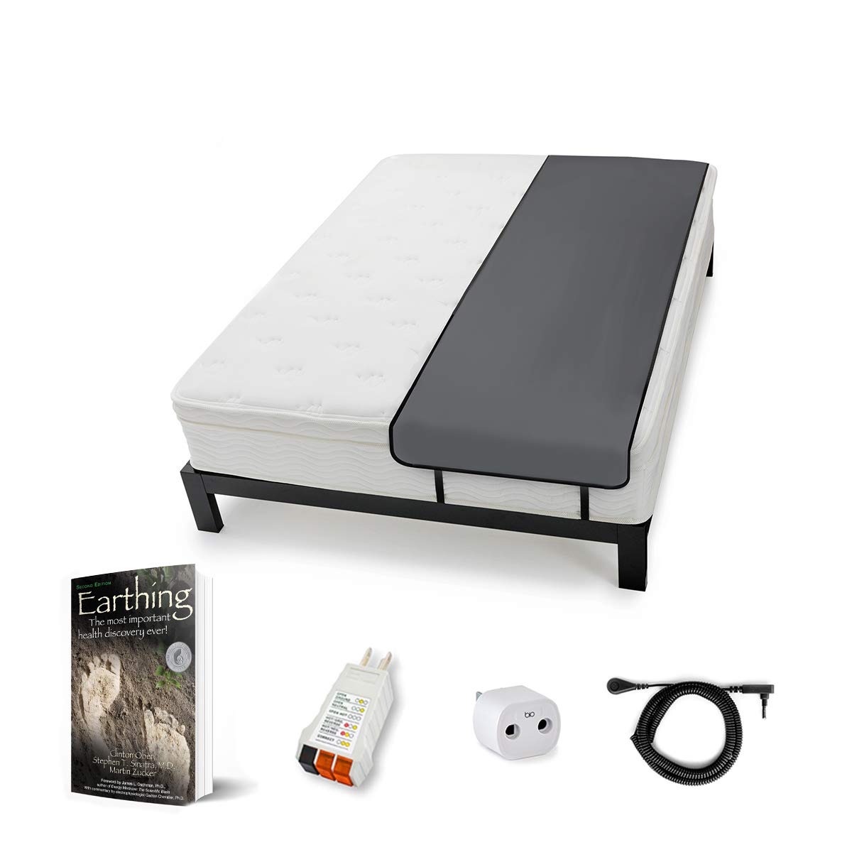 Earthing Elite Sleep Mat Kit, Clint Ober'S Earthing Products, Grounding Mat For Bed