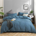 Karever Lake Blue Comforter Queen Blue Bedding Set 3 Pieces Light Blue Comforter Set 1 Blue Queen Comforter With 2 Pillowcases