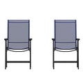 Set of 2 Modern Patio Folding Chairs
