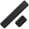 Leolee Keyboard And Mouse Wrist Rest Set For Computer, Black Ergonomic Keyboard Pad Wrist Support, Wrist Rest With Memory Foam N