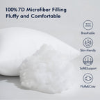Miulee 18X18 Inches Pillow Inserts Pack Of 2, Decorative Throw Pillow Inserts For Couch