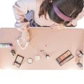 Makeup Mat For Vanity Top Protector, Cover Work Table Waterproof, Oilproof Dustproof Smooth And Soft, Pinkfrom Nemohome (Pink, 2