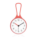 mooas Loop Bathroom Clock, Shower Clock, Waterproof Shower Clock, Hanging Clock with Hook, Waterproof Shower Clock, Kitchen Cloc
