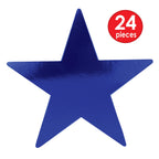 Beistle 24-Piece Foil Star Cutouts, 12-Inch