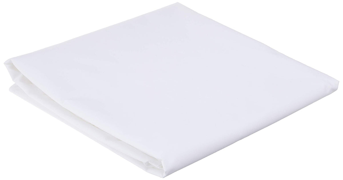 National Allergy Premium 100% Cotton Zippered Euro Square Pillow Protector - 30 X 30 - White - 300 Thread Count - Hypoallergenic