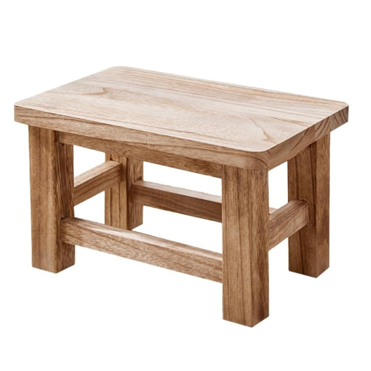 Dantawood Acacia Wooden Stool Side Table For Home & Kitchen, Living Room 20 Cm
