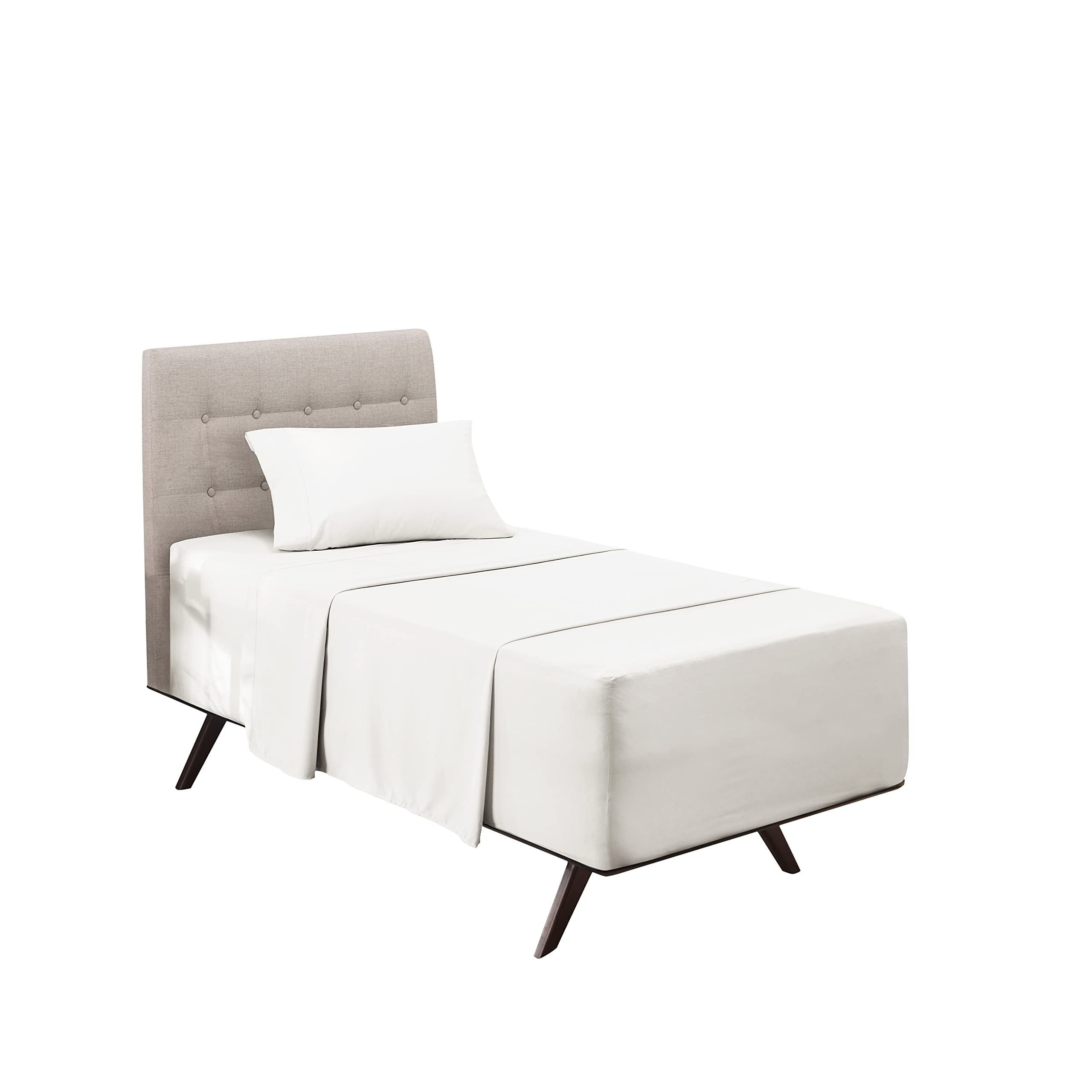 Hearth & Harbor Extra Deep Pocket Twin Sheets - 3 Piece Hotel Luxury Twin Sheet Set Fits Up To 24' Mattress - Ultra Soft Luxury