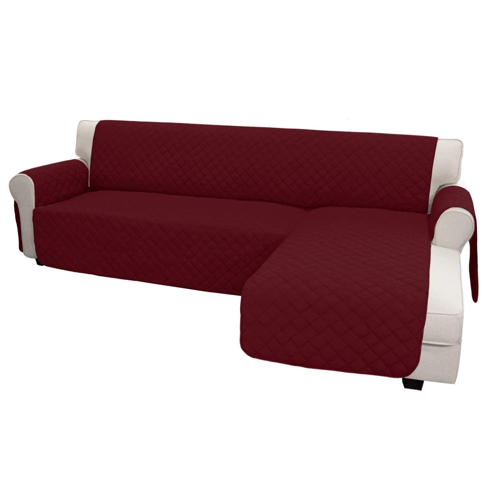 Easy-Going Sofa Slipcover L Shape Sofa Cover Sectional Couch Cover Chaise Lounge Cover Reversible Sofa Cover Furniture Protector