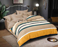 Leaf AllSeason Printed Super Soft Light Weight 4 Pcs Bedding Set Comforter Set With 1 Bedsheet 2 Pillow Covers Light Weight Co