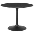 Modway Lippa Dining Table, 40", Black Black