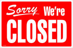 Cosco Sign, Open/Closed, 8 X 12 Inches (098012)