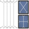 Zhoubin Bed Sheet Straps Under Mattress For Keep Sheets In Place, White, Set Of 4