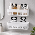 MRIDVIKA Bathroom Shelf Without Drill | Adhesive Bathroom Organizer Wall Shelf Pack of 2