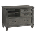 Intercon Foundry Home Office 42" Wide Lateral File Cabinet, Brushed Pewter