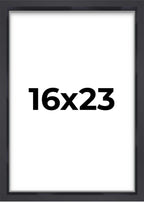 16x23 Shadow Box Frame Contemporary Black | 1'' Depth of Usable Space| Interior Size 16x23 or 23x16 Inches| UV Resistant Acrylic