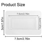 Gfware Replacement Adhesive Strip For Black Blue Toothbrush Holder Toothpaste Dispenser Wall Mounted (2 Pcs)