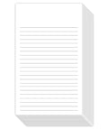 White Ruled Vertical Index Note Cards, 3' X 5' Inches | 100 Sheets Per Pack