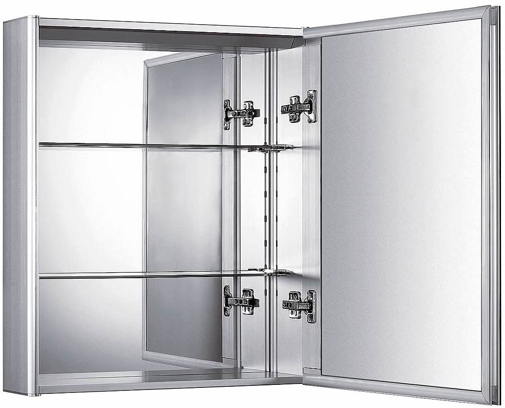 Whitehaus Collection Whkal Medicine Cabinet, Aluminum