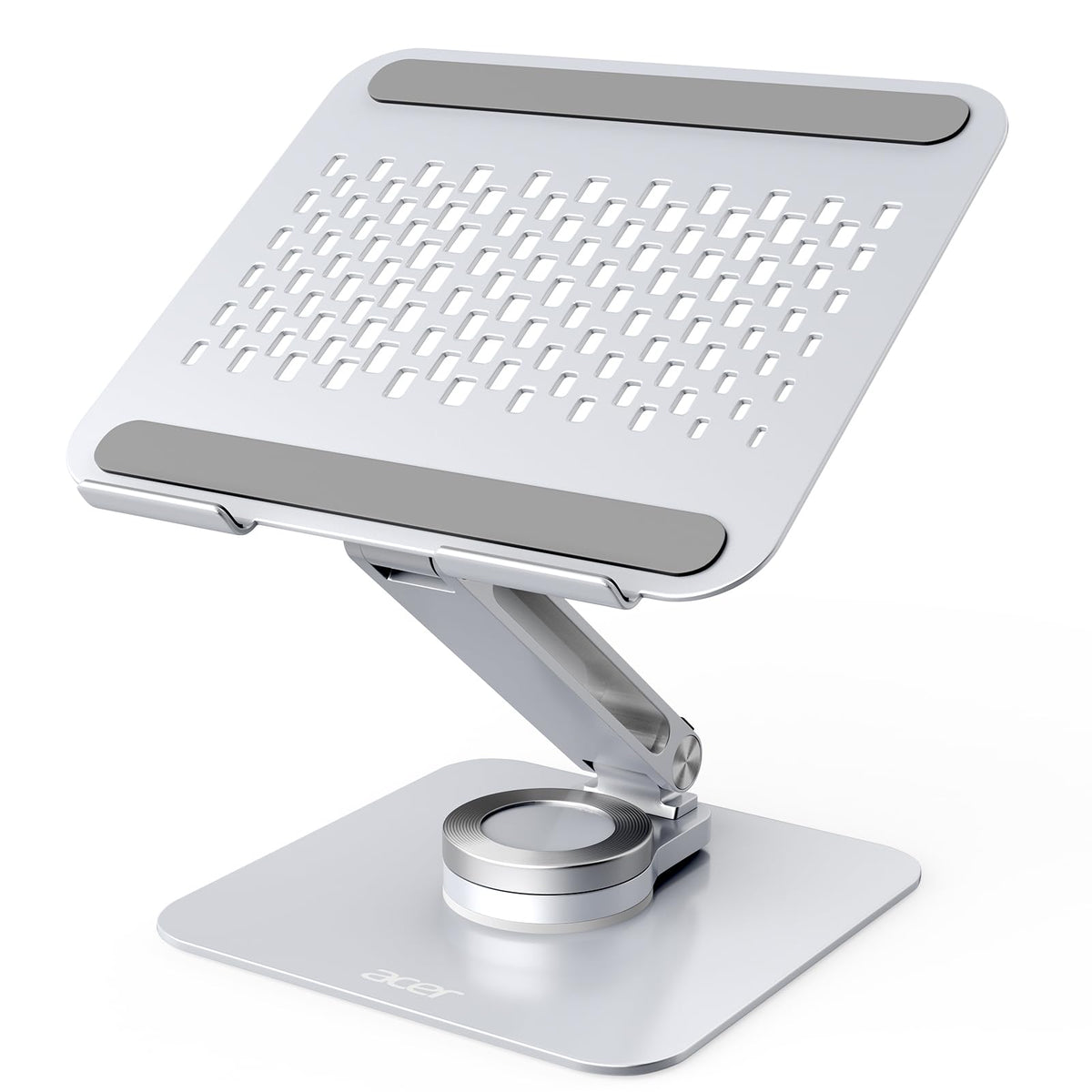 acer Laptop Stand for Desk - with 360 Swivel Base, Rotating Laptop Riser for Desk, Adjustable Computer Stand for Laptops, Ergono