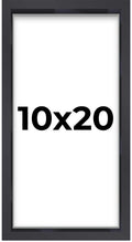 10x20 Shadow Box Frame Contemporary Black | 1'' Depth of Usable Space| Interior Size 10x20 or 20x10 Inches| UV Resistant Acrylic