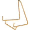 Bards Gold-toned Wire Easel Stand, 3 H x 2 W x 2.5 D, Pack of 2