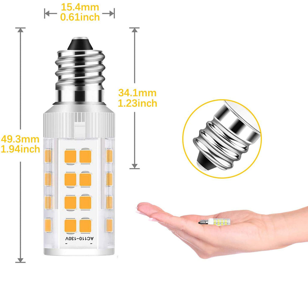 LAOYEBAOHE 2Pack LED Makeup Mirror Bulbs 20W Double-Sided Lighting 6000K Ceramic for Vanity Mirrors