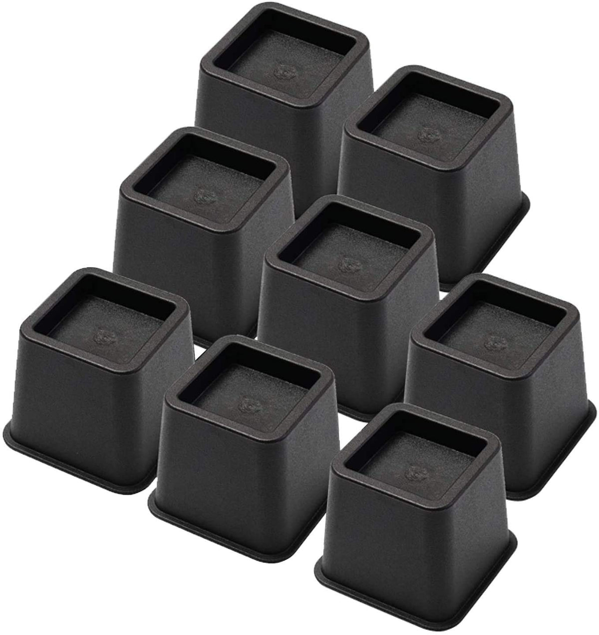 Bed Risers 3 Inch, Heavy Duty Square Furniture Frame Lift For Couch, Chair, Desk, Sofa And Bunk Bedpost, Set Of 8
