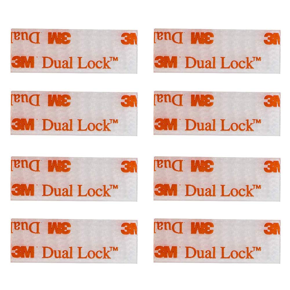 Ez Pass/Ipass/Izoom Toll Tag Mounting Kit - 4 Pcs (2 Sets) Reclosable Fastener Peel And Stick Adhesive Dual Lock Tape