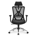 Ticova Ergonomic Office Chair - High Back Desk Chair with Adjustable Lumbar Support, Headrest & 3D Armrest - 130Rocking Mesh Com
