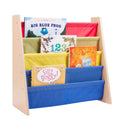 Honey-Can-Do SHF-05077 Itsy-Bitsy Book Rack, Primary Colors