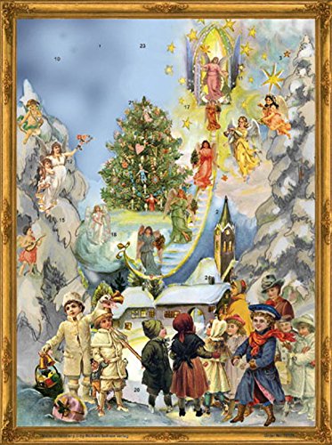 Richard Sellmer Verlag Victorian Stairways to Heaven Advent Calendar Approx 10.5' x 14' (70109)